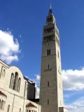 Rear, left side view of the Bell Tower