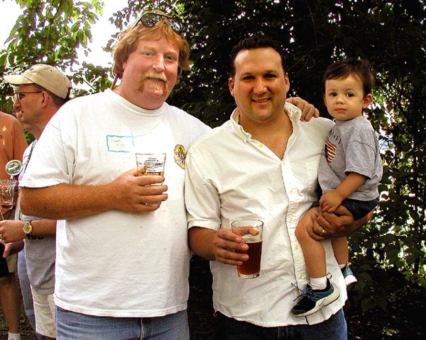 Dave Pyle with Christian Parker and son Christian, Jr.