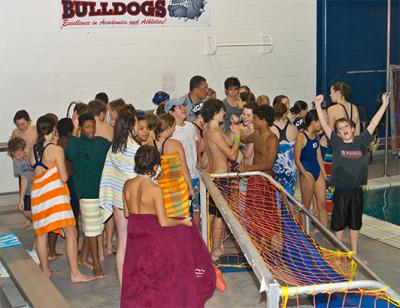 St Albans and National Cathedral Lower/Middle Schools' Swim Teams