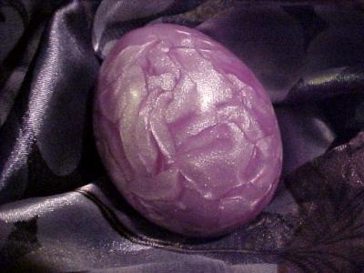 Lavender Swirl (mica shift) egg