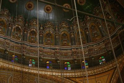 Inside the mosque