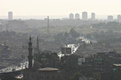Cairo in the distance