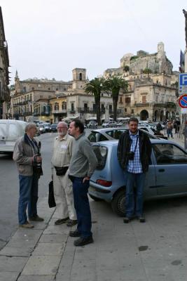 Sicily : Town scene from Modica