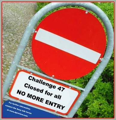 CHALLENGE 47 NOW CLOSED FOR ENTRY