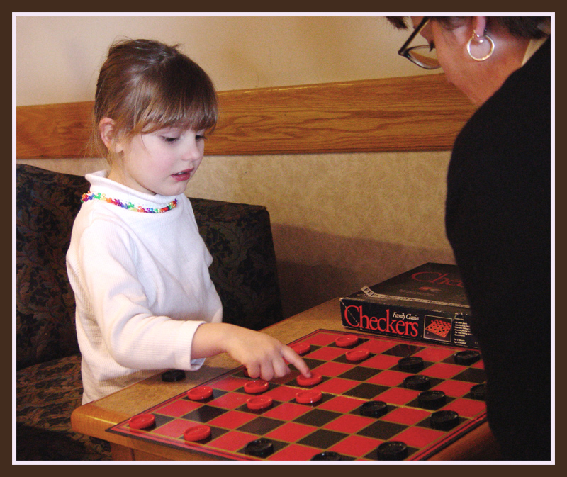 <B>Learning Checkers</B><BR><FONT size=2>by Ann Chaikin</FONT>
