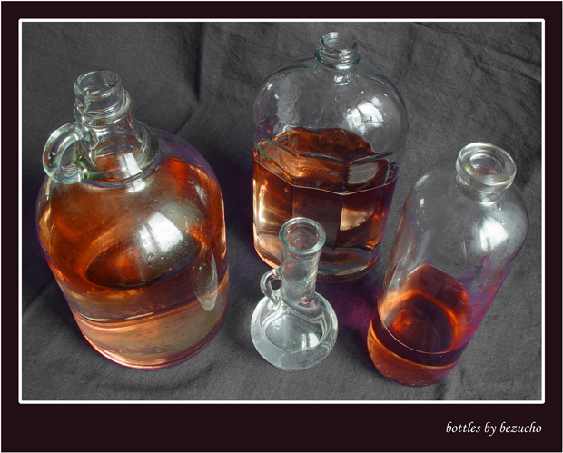 <p align=center> <b>bottles</b> <br> <font size=1>by bezucho</font> </p>