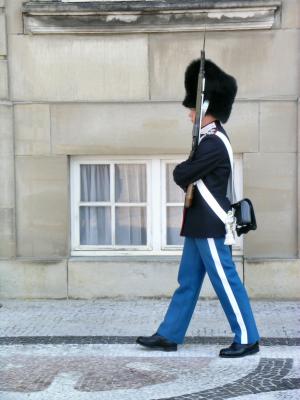 Copenhagen royal palace guard