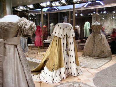Moscow - Kremlin museum - royal ermine robe
