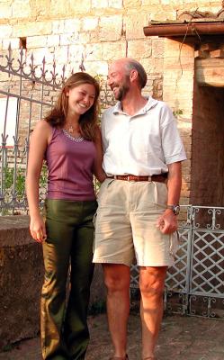 Sonja and Tom. Does this guy look happy, or what?!?