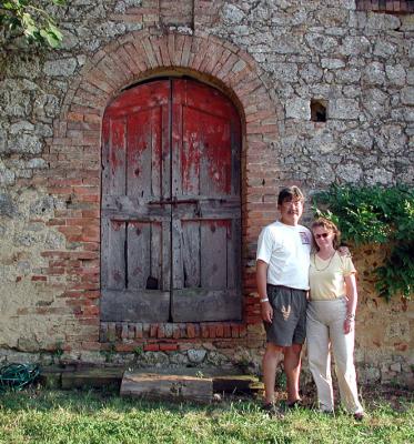 Stuart and Cheryl in Tuscany