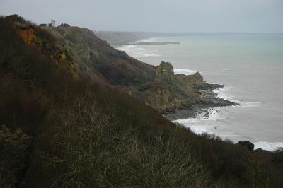 Batterie de Longues - looking west from command post