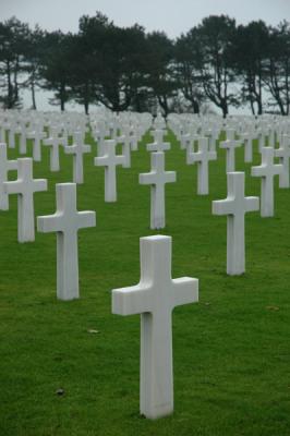 American Cemetary above Omaha Beach