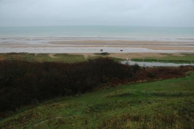 Omaha Beach - down from bunker area