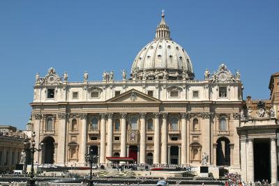 The Basilica of St. Peter in Vatican City.