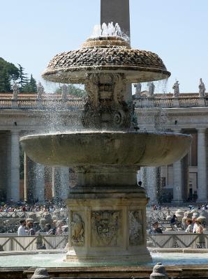 Bernini's Fountain, St. Peter's Square, Vatican City.