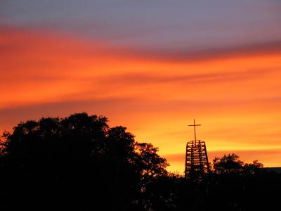 St. Albert the Great Catholic Church at sunset