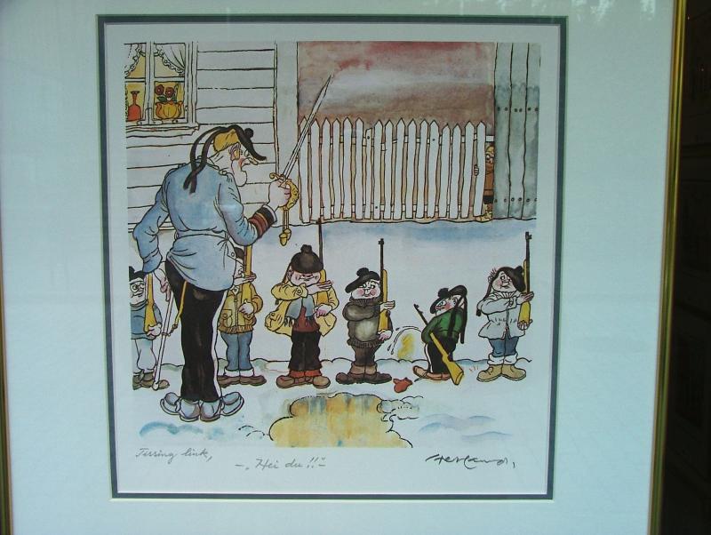 Drawing by Audun Hetland the Humorist