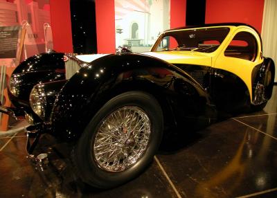 1937 Bugatti Type 575 Atalante - Million Dollar Car display - Petersen Automotive Museum