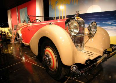 1934 Hispano-Suiza Type 68/J-12 Cabriolet - Million Dollar Car display - Petersen Automotive Museum