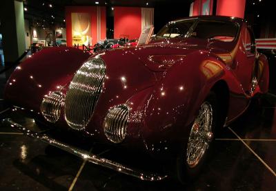 1937 Talbot Lago T150SS - Million Dollar Car display - Petersen Automotive Museum