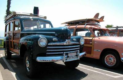 Woodies at the Beach - Santa Barabara 2002