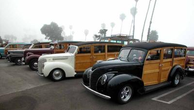 Woodies at the Beach - Santa Barabara 2002