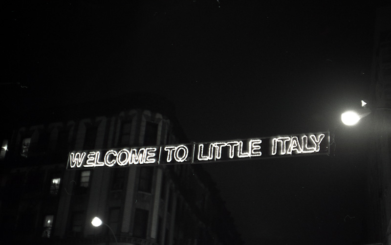 Little Italy at Night - Welcome