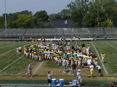 The End of the First Scrimmage...all played hard