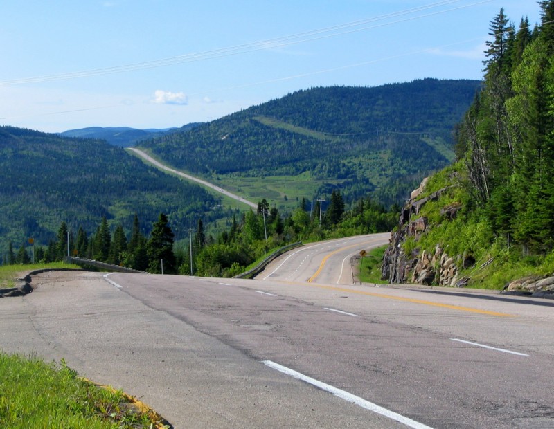 la route du petit parc