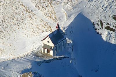 Chapel in high mountain (Mount Pilatus/Lucerne)