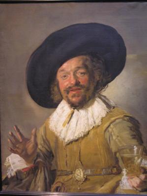 Fran Hals' - The Merry Drinker in The Rijksmuseum