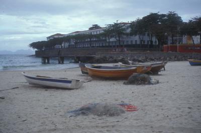 End of Copacabana Beach