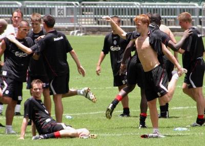 104 Riise always has his jersey off.  Maybe he wants a tan.JPG
