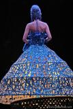 Transparent paper-made dress