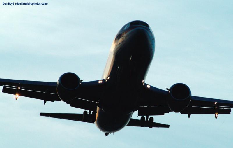US Airways B737-4B7 aviation stock photo
