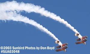 air show and aerobatic aviation stock photo #7711