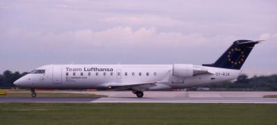 OY-RJA Canadair RJ.200 Team Lufthansa