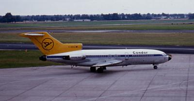 D-ABIQ Condor B727 at Dusseldorf 1977