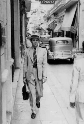 My Father in Havana, circa 1940 (One of my favorites, taken by a street photographer)