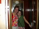 Jill & Samantha in the Hotel Mini-Elevator, Rome