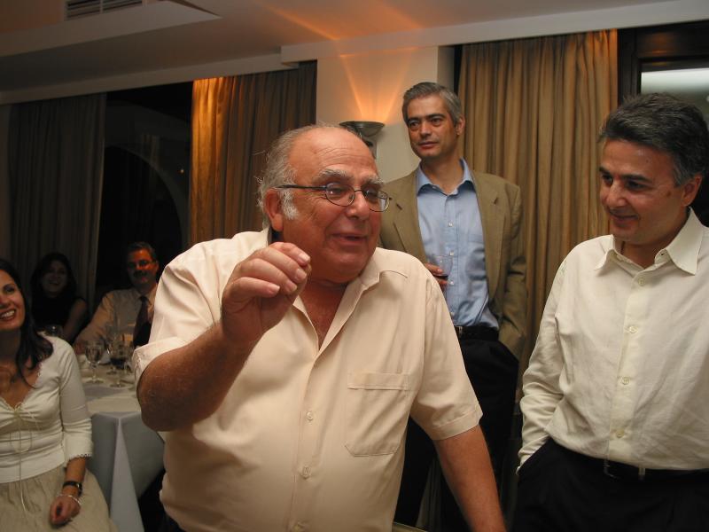 Mr.Vasiliou calling 1977 a vintage year!. What else could he say when Paul Siman has a small handgun in his right pocket.