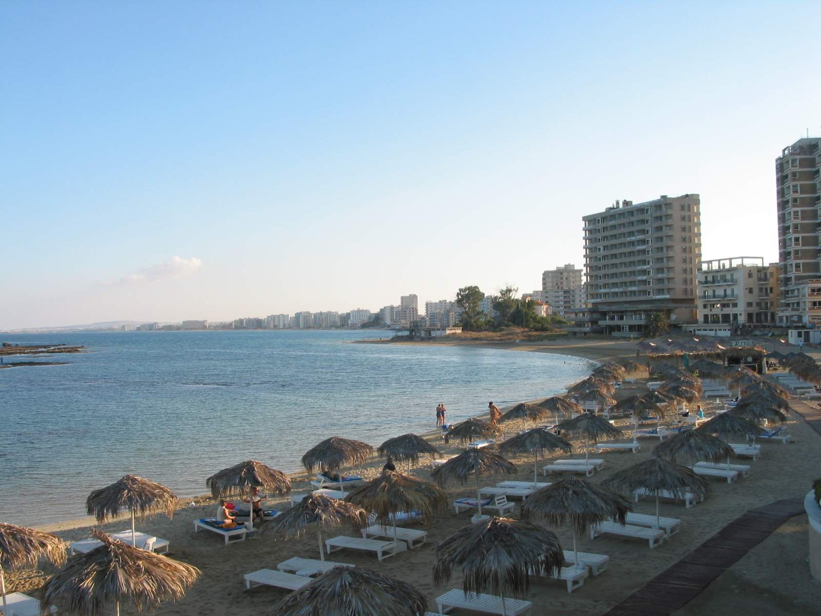 The view from Costantia Hotel (now renamed Palm Beach)