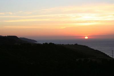 Sunrise from our room - Chris' Beacon Point