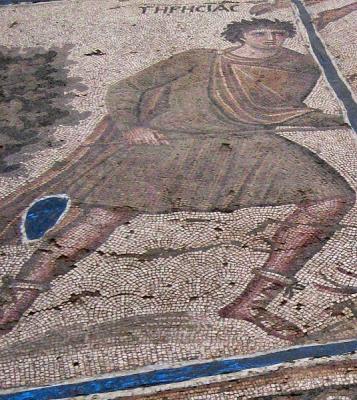This is from the Megalopsychia Hunt Mosaic.