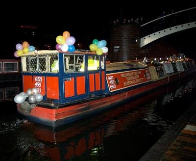 Canal boat parade