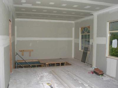 towards the stairwell