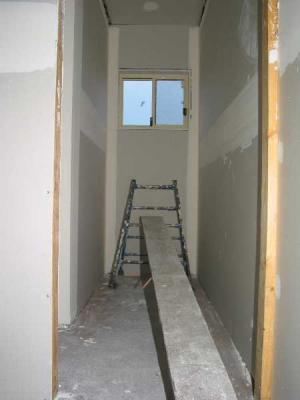 upstairs toilet space