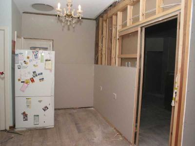 new walls downstairs
