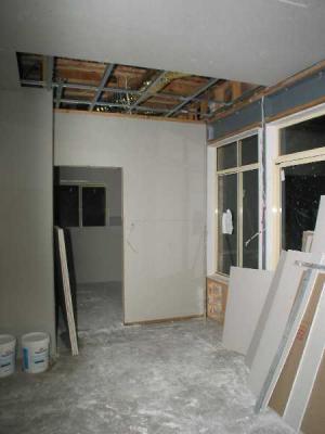 towards the laundry