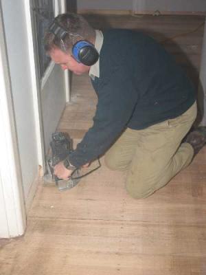 preparing for new floor